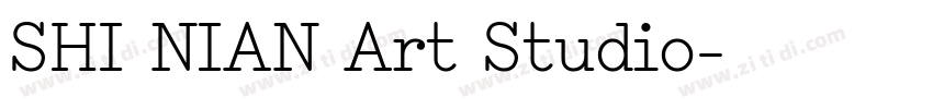 SHI NIAN Art Studio字体转换